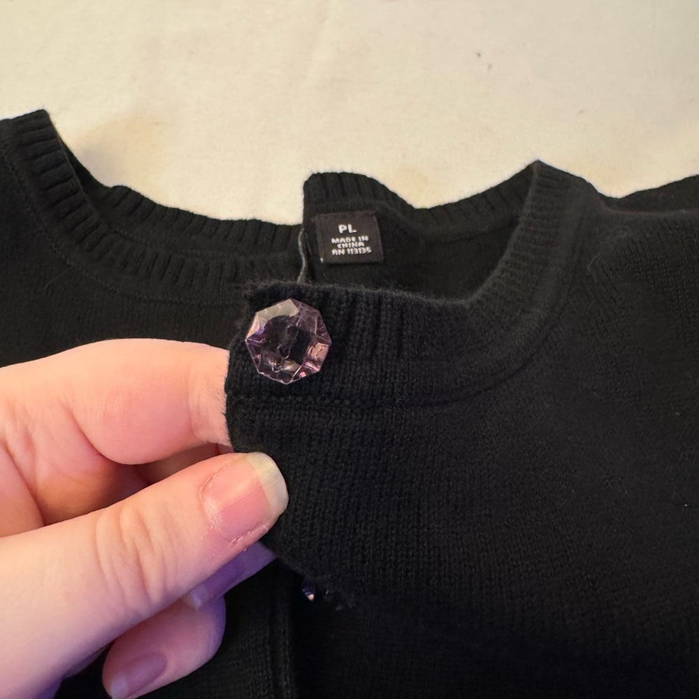 Relativity Black Button Down Shirt - image 7